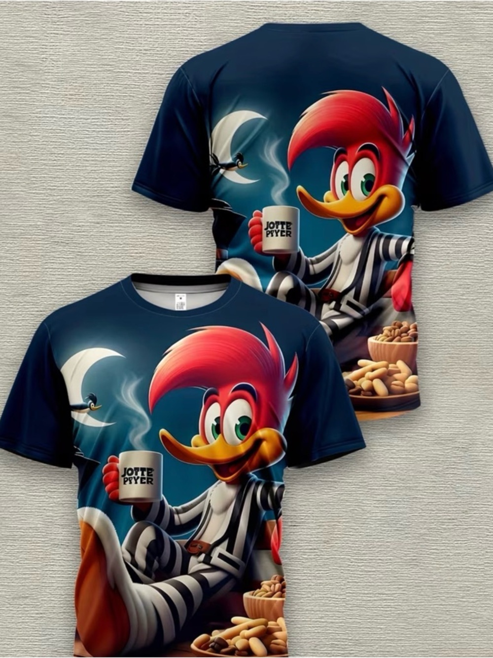 Mens Woody Woodpecker Graphic Tee - XL